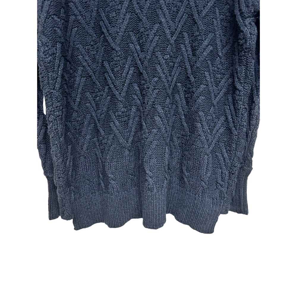 Free People Montana Cable Cardi Black Women's Size Medium - Picture 6 of 12